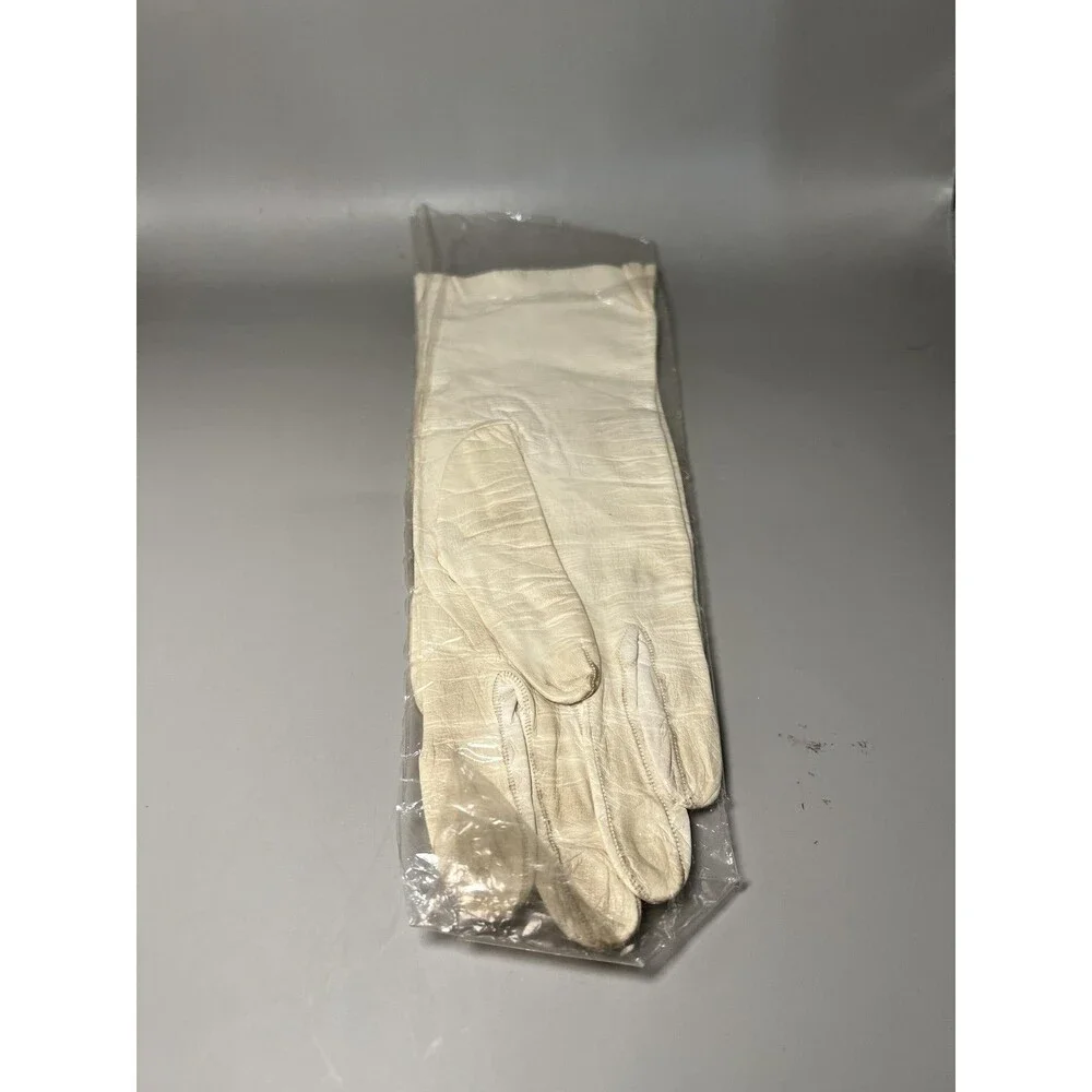 Vintage Opera Gloves Womens Medium Formal Evening 1950s